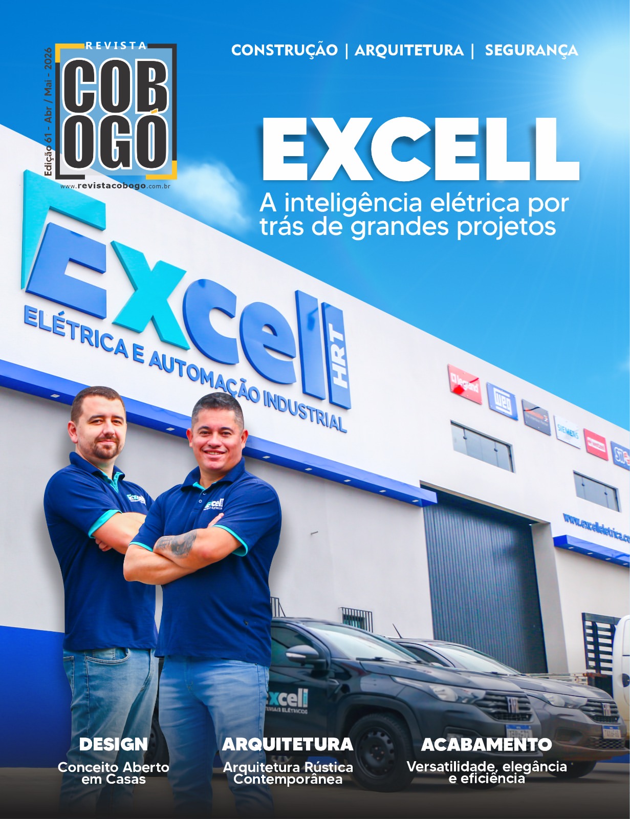 Matéria de destaque da Revista COBOGÓ - Excell Materiais Elétricos